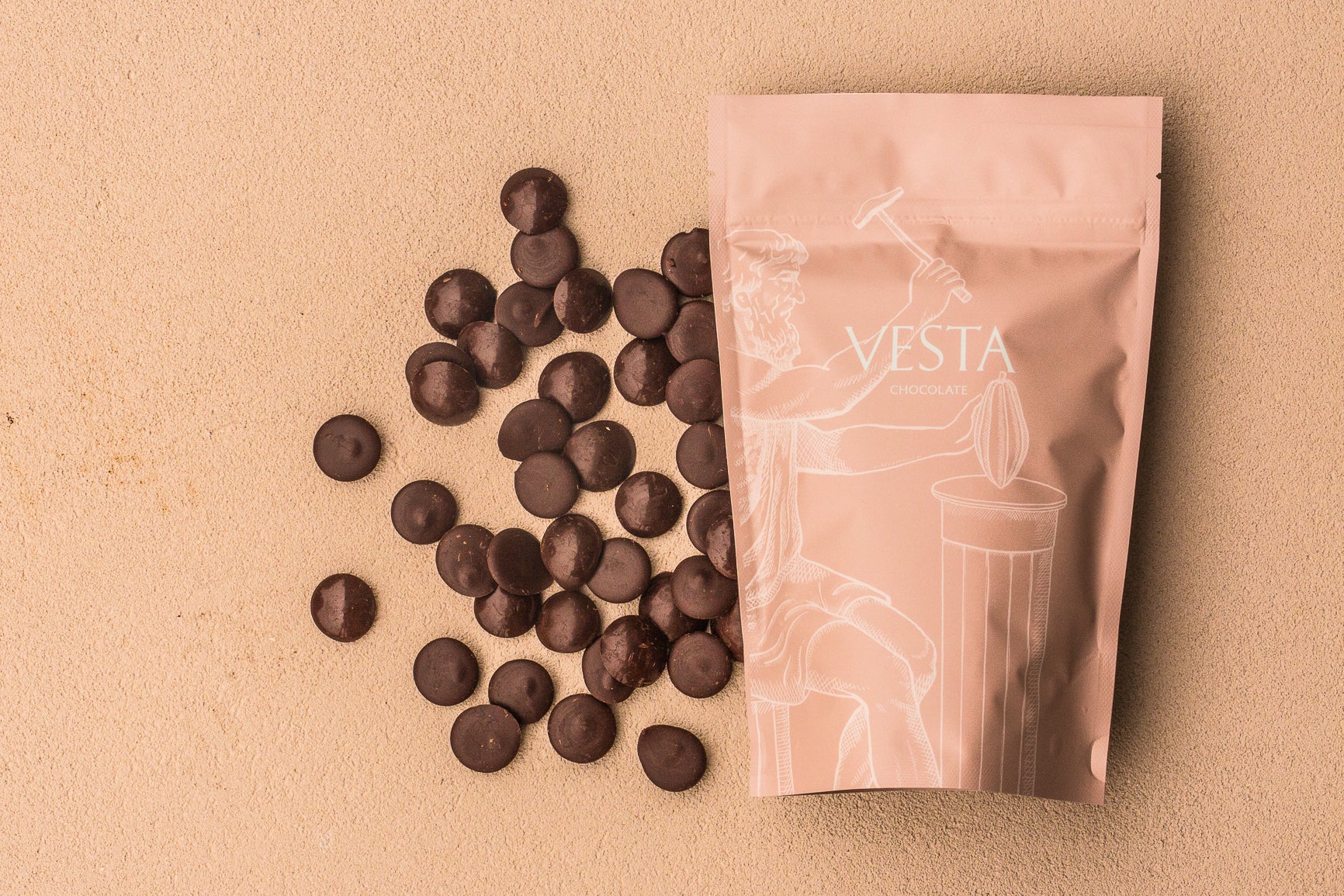 Single Origin Baking Chocolate Drops Vesta Chocolate