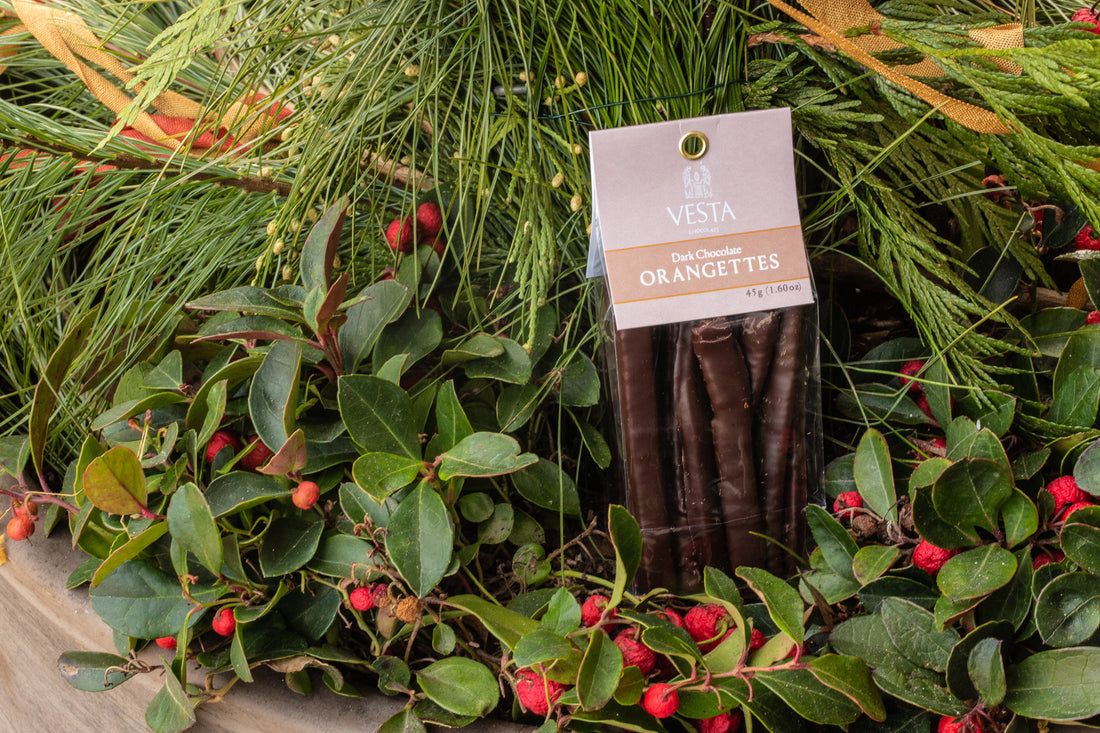 Dark Chocolate covered Candied Orangettes