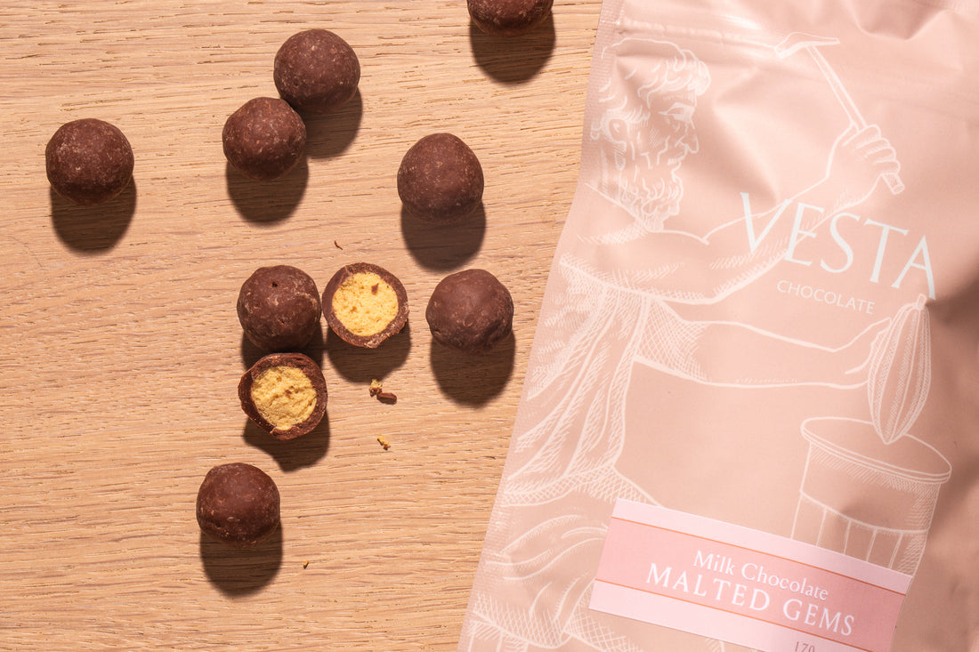 Chocolate covered Malted Gems