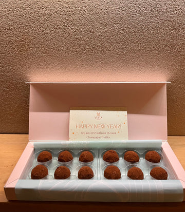 Champagne Truffles Box of 12