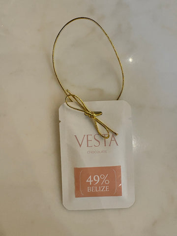 Mini chocolate ornament