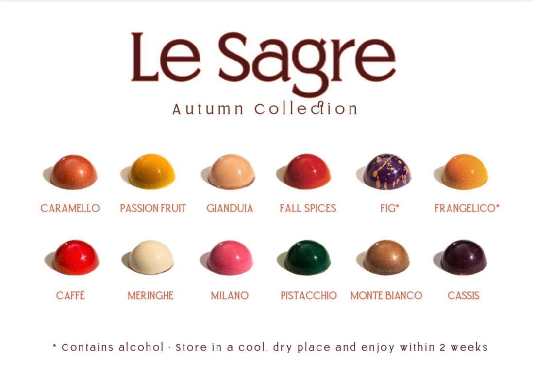 "LE SAGRE" Limited Collection — 12 Bean-to-Bonbon Jewels